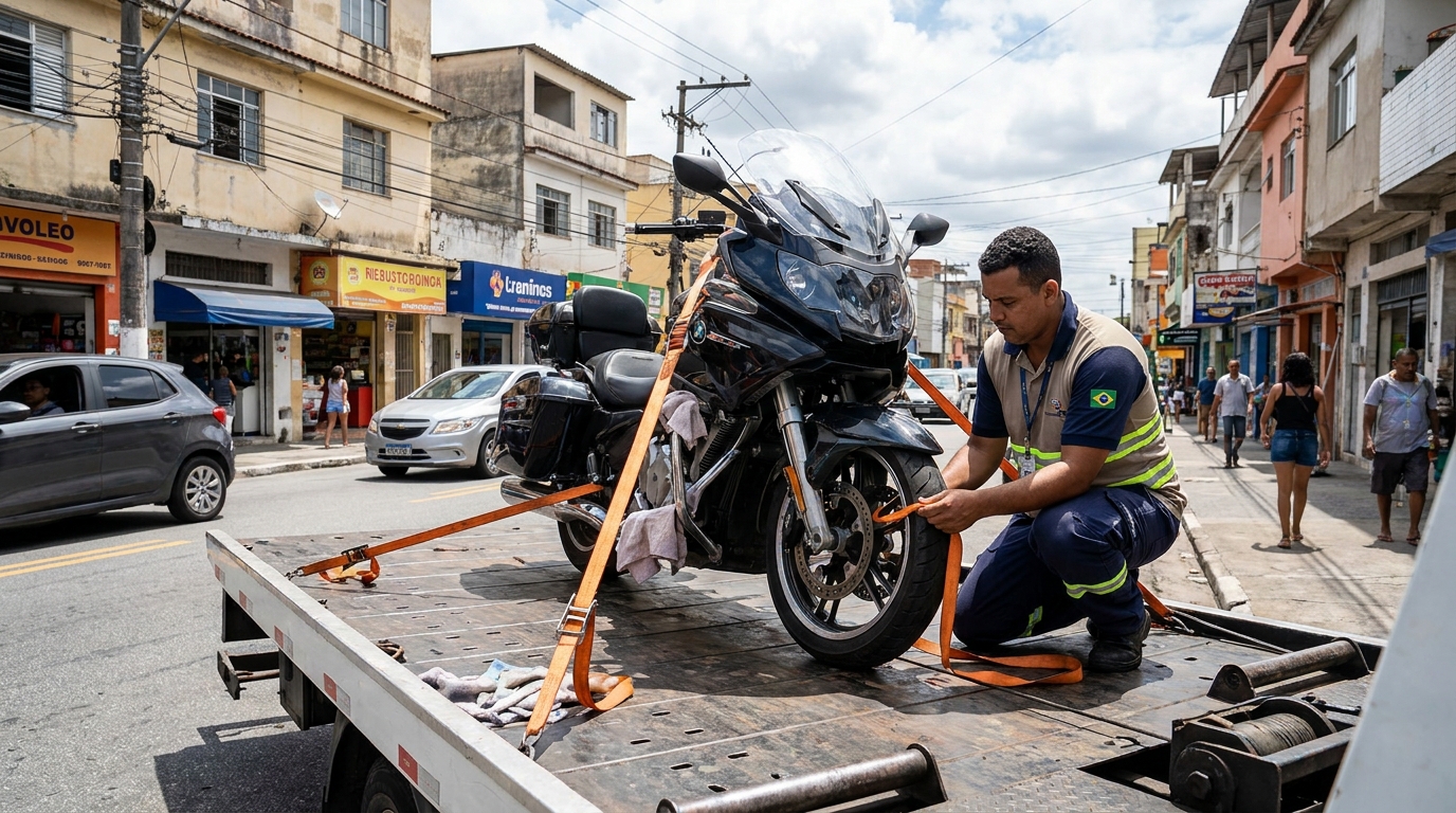 Remoção de Moto em Pane no Jardim Centenário, Mogi Guaçu‑SP