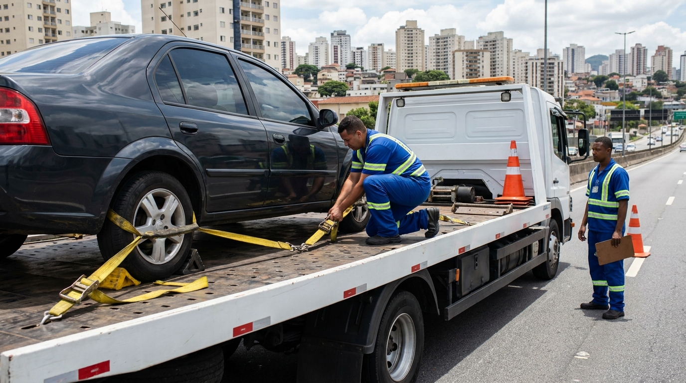 Transporte de Veículos no Imóvel Olho D’Agua, Mogi Guaçu‑SP