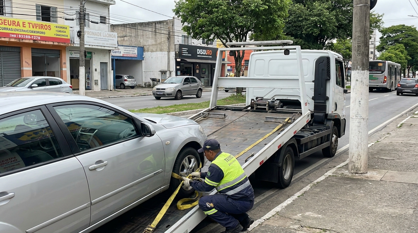 Transporte de Automóvel no Jardim Centenário, Mogi Guaçu‑SP