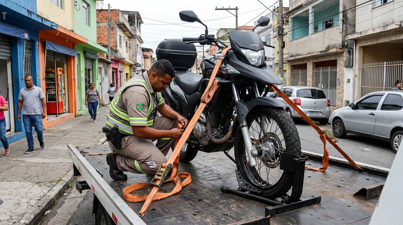 Guincho para Moto no Jardim Centenário, Mogi Guaçu‑SP